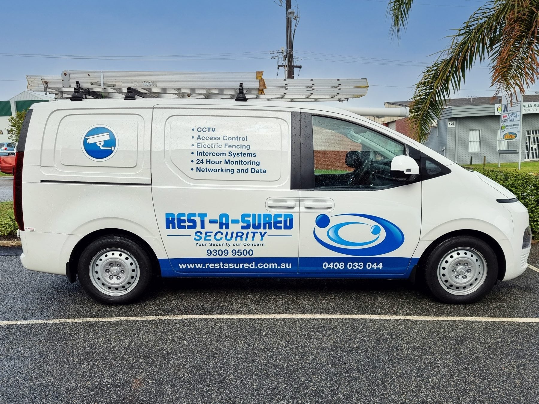 Rest-A-Sured Van Graphics