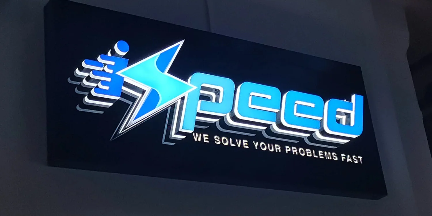 3D Illuminated Printed Signage