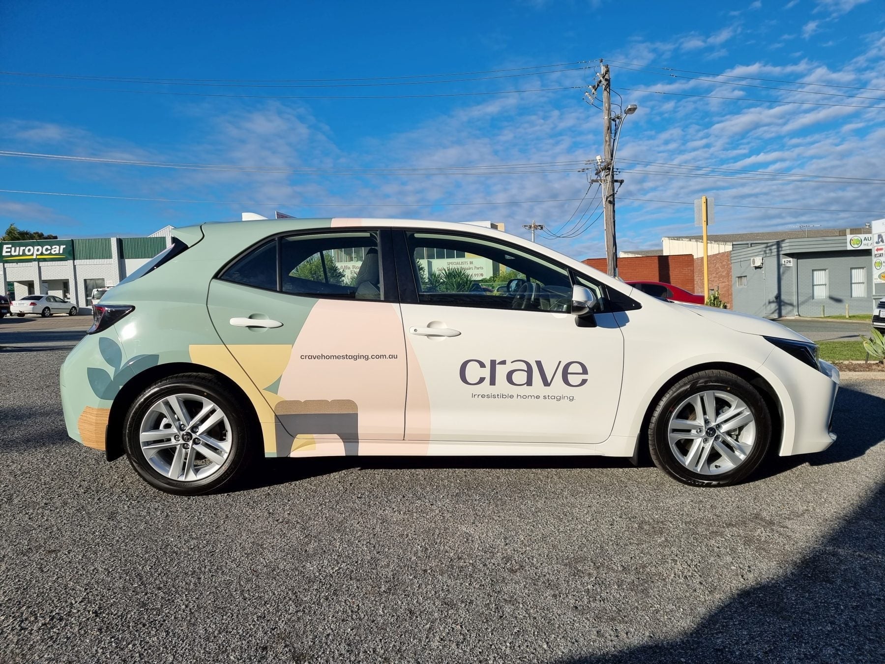 Crave Vehicle Fleet Wrap