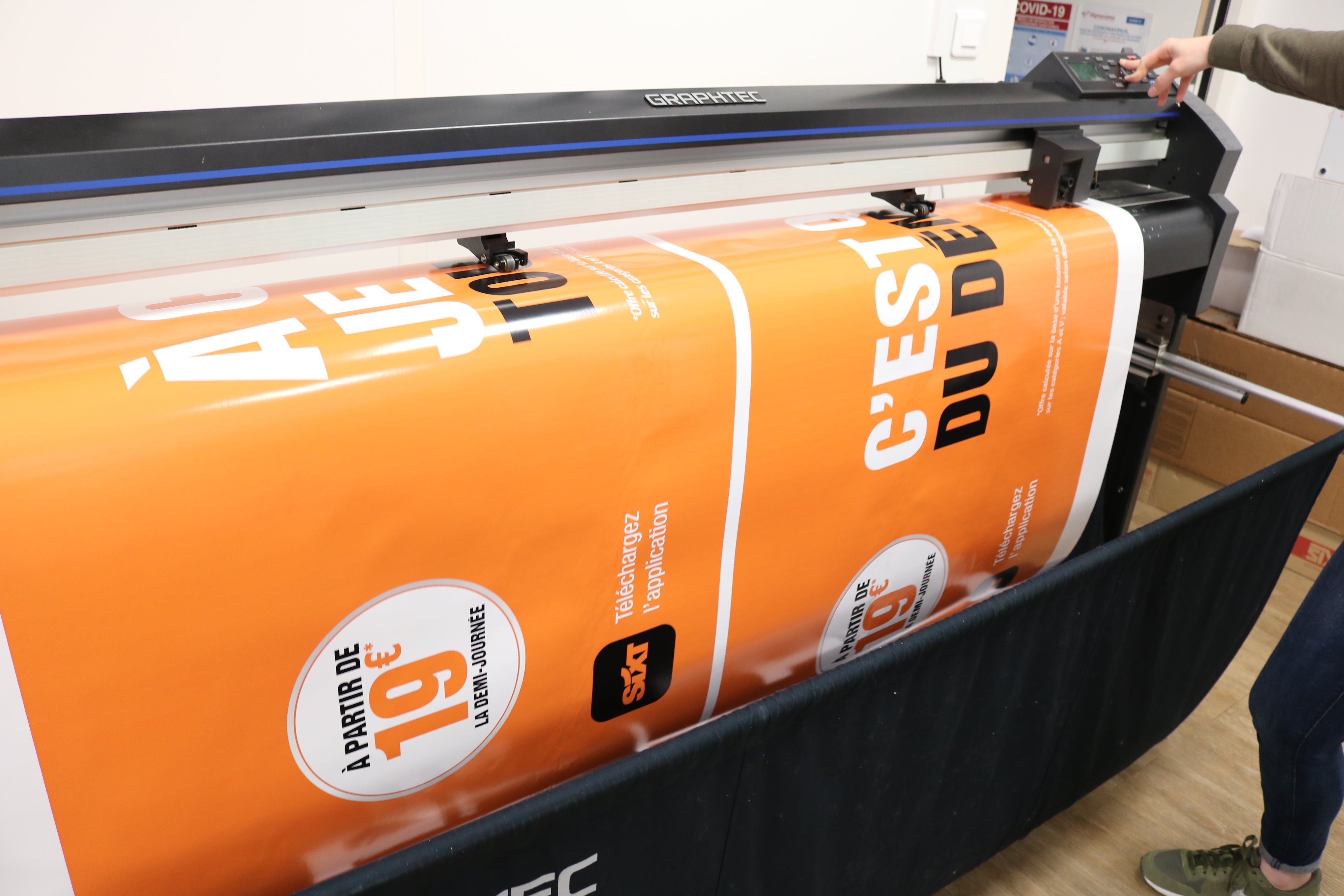 STICKER PUBLICITAIRE FLOTTES DE VEHICULES PROS