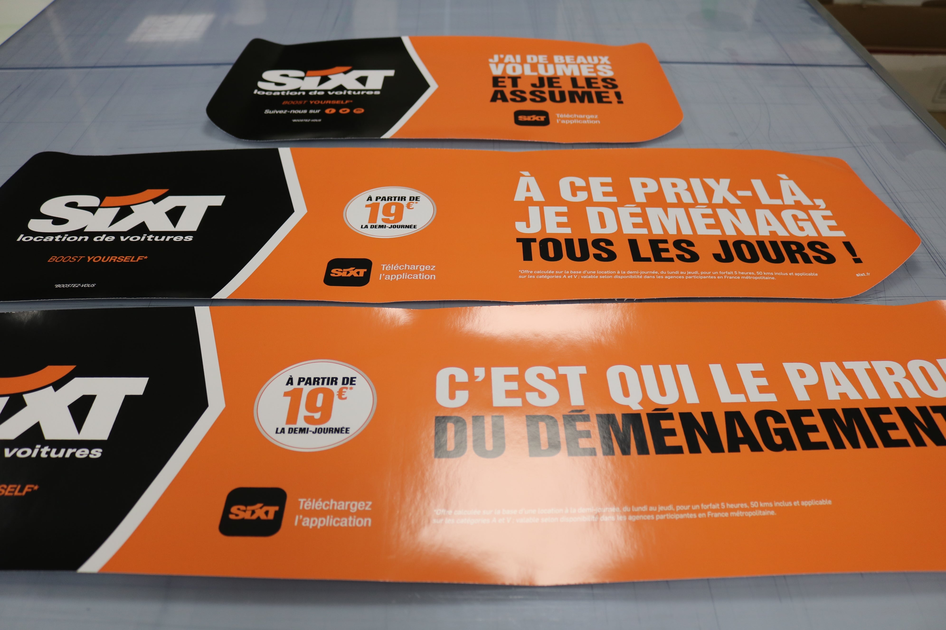 STICKER PUBLICITAIRE FLOTTES DE VEHICULES PROS