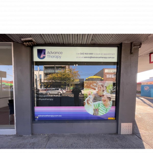 Shopfront Signage - Advance Therapy - Pascoe Vale South.
