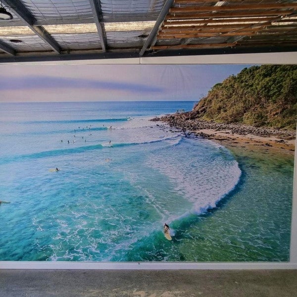 Surfs up at Coolum Beach