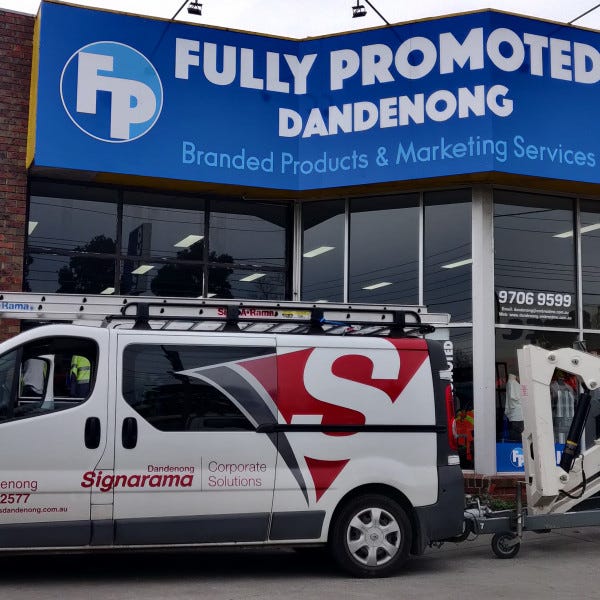 Fully Promoted Dandenong Rebranding signage