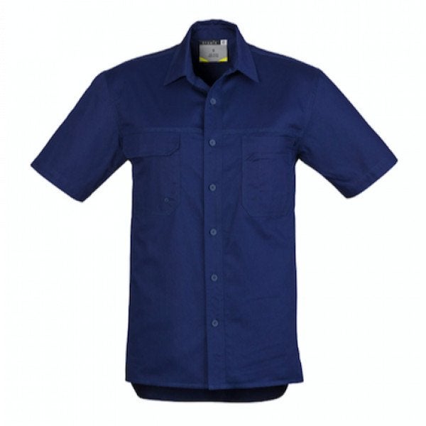 Custom Men's Light Weight Tradie Shirt - Short Sleeve
