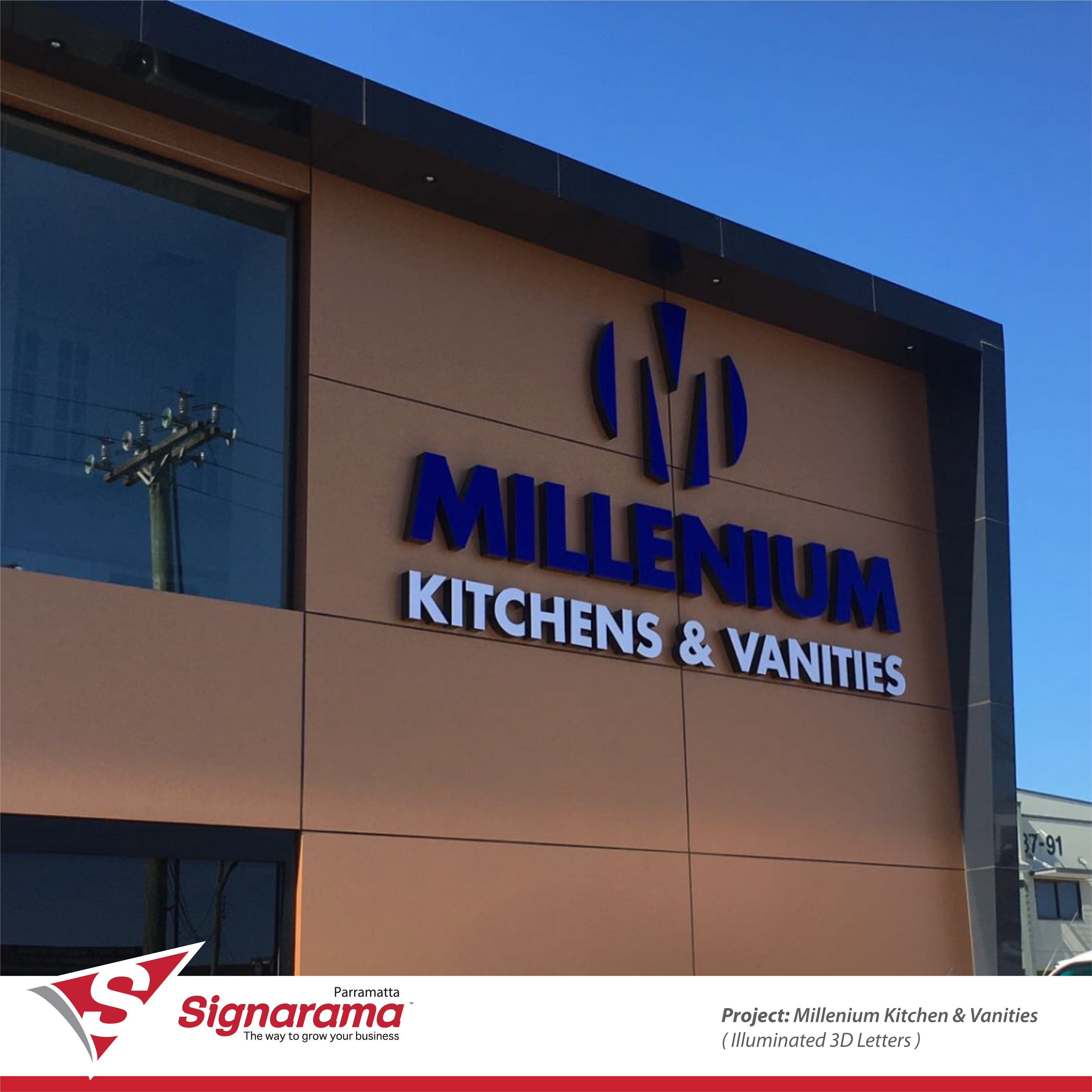 Millenium Kitchen & Vanities - Illuminated Sign