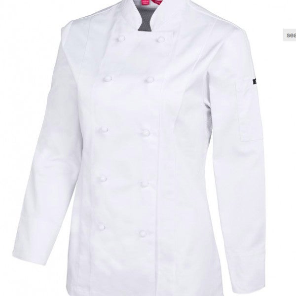Custom Ladies L/S Vented Chef's Jacket