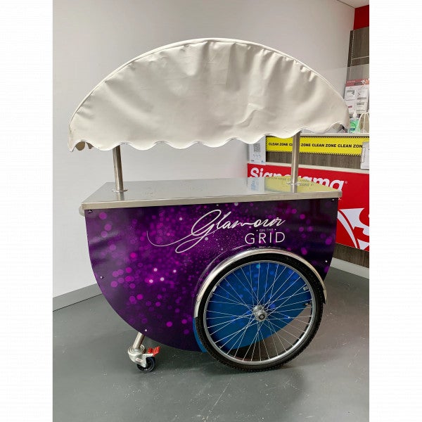 Cart signage Vinyl Wrap - Cannoleria - Heidelberg West.