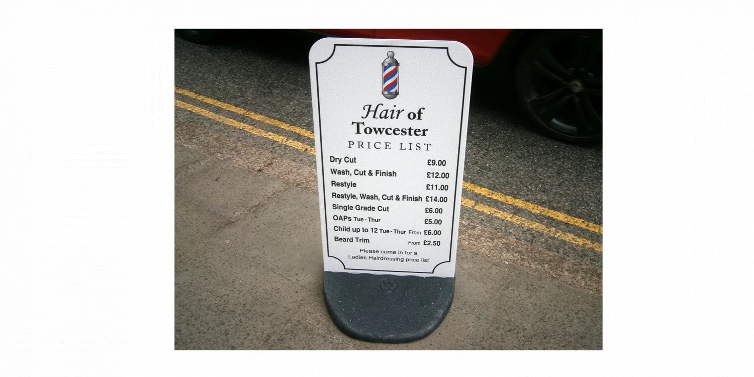 Pavement Signs & A-Frames