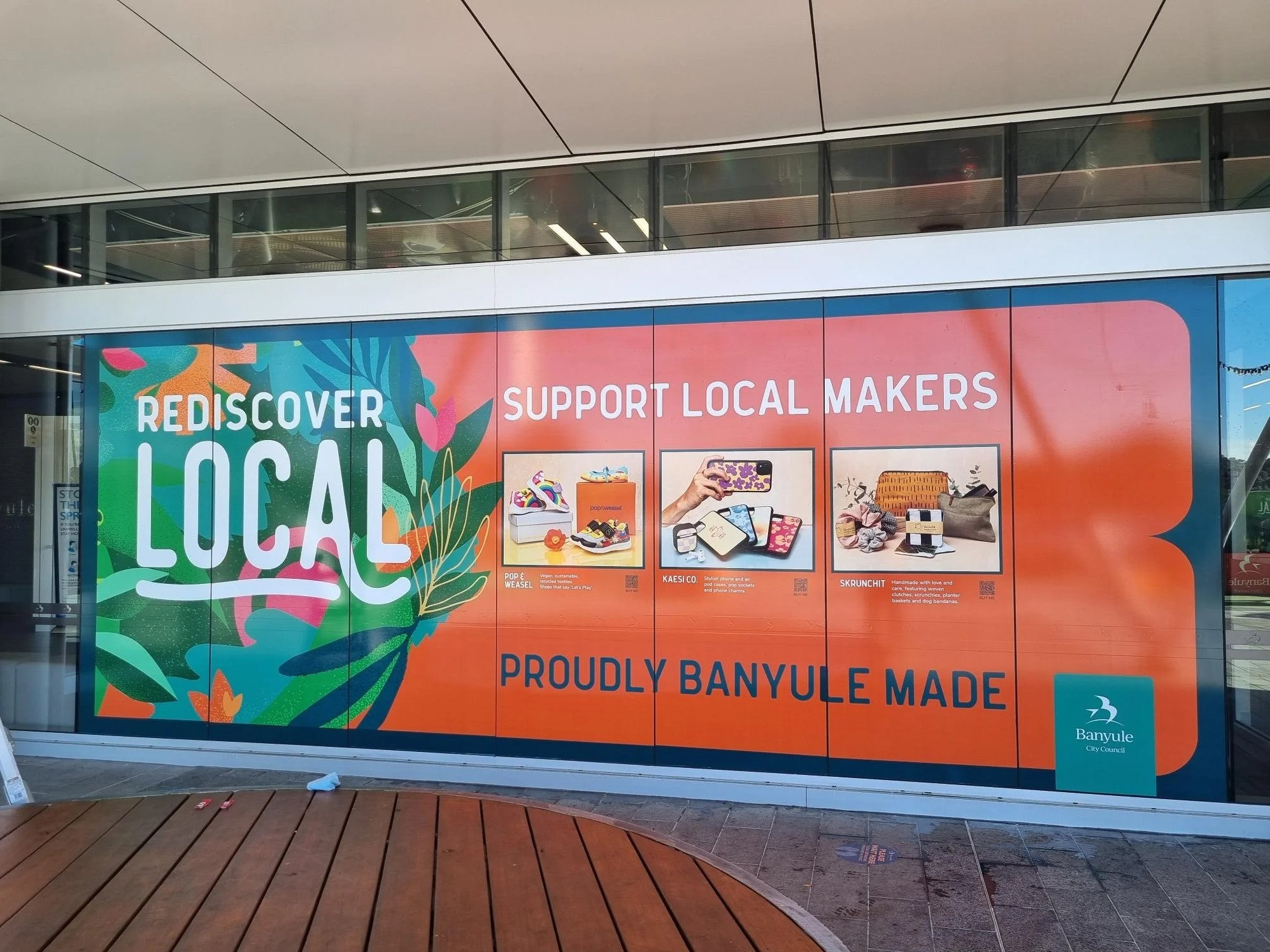 Window Graphics - Banyule City Council - Greensborough.