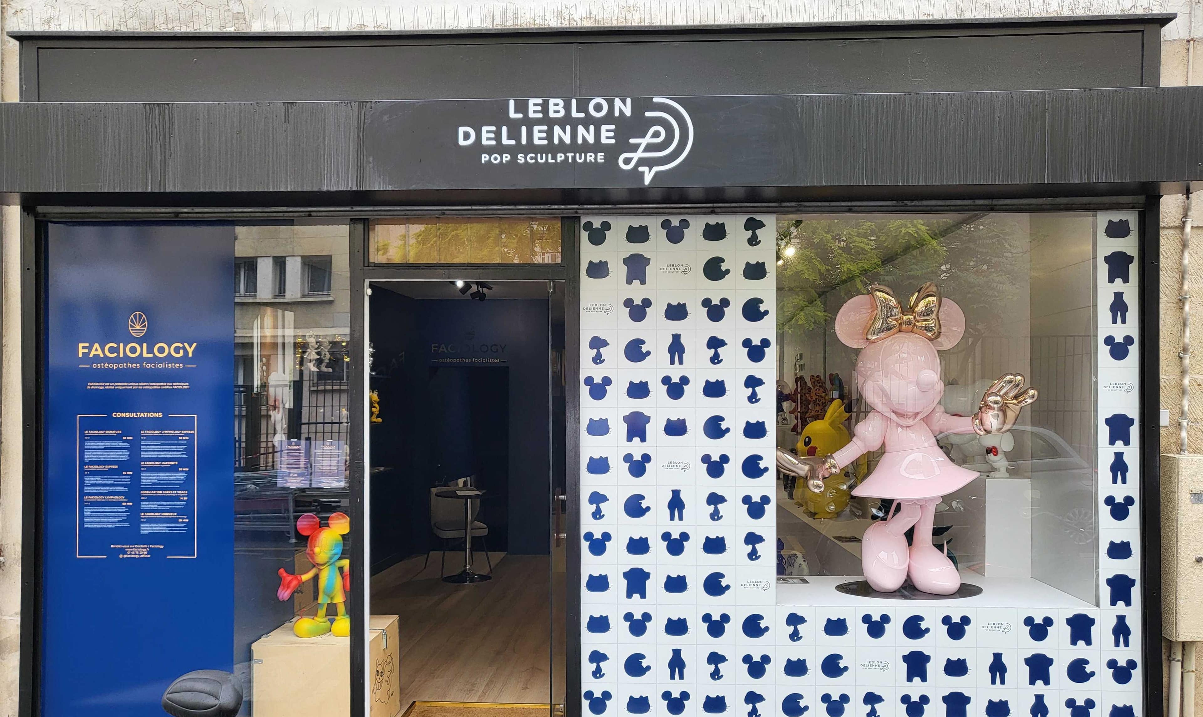 Devanture Showroom Leblon Delienne