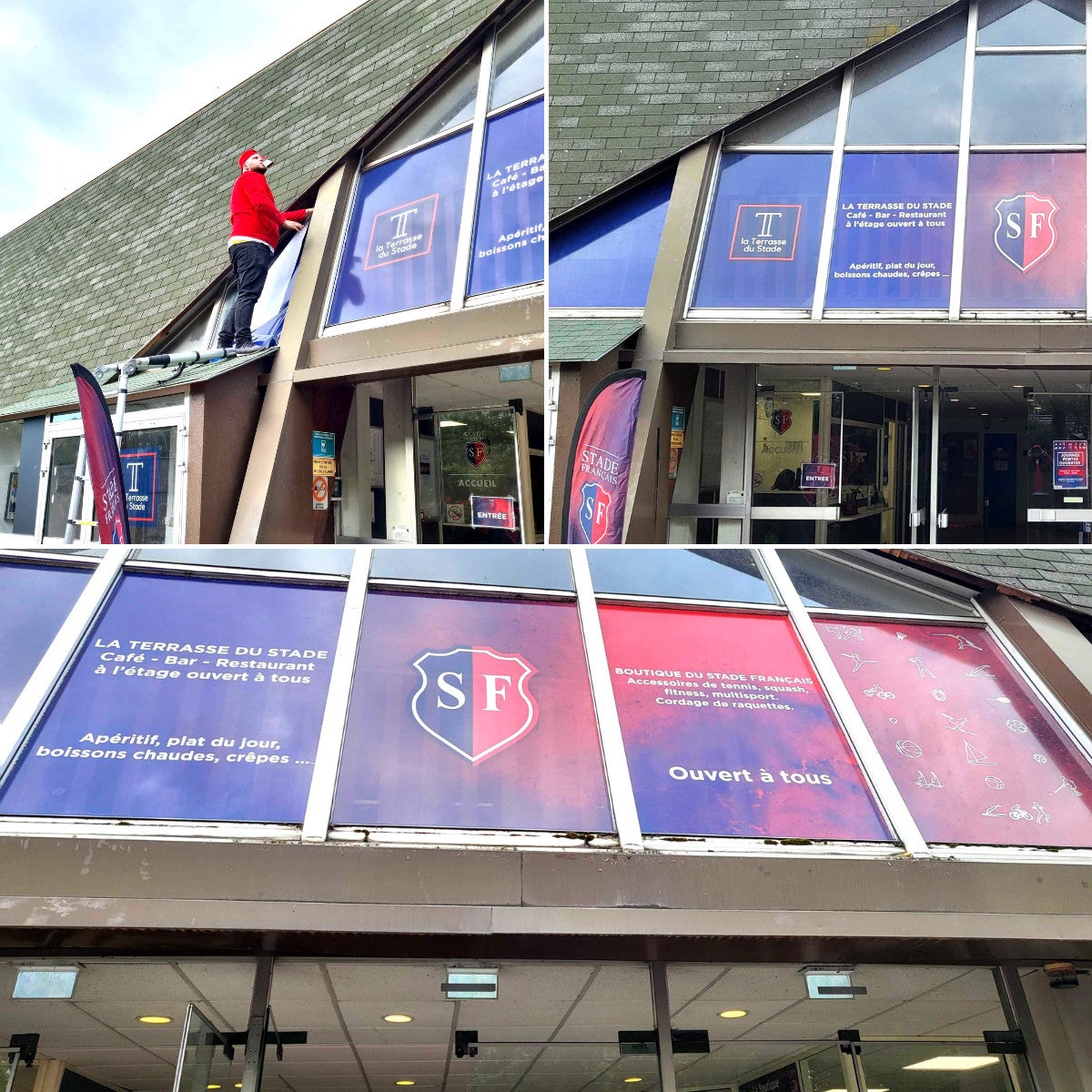 Stickers pour le Stade Français Paris Rugby