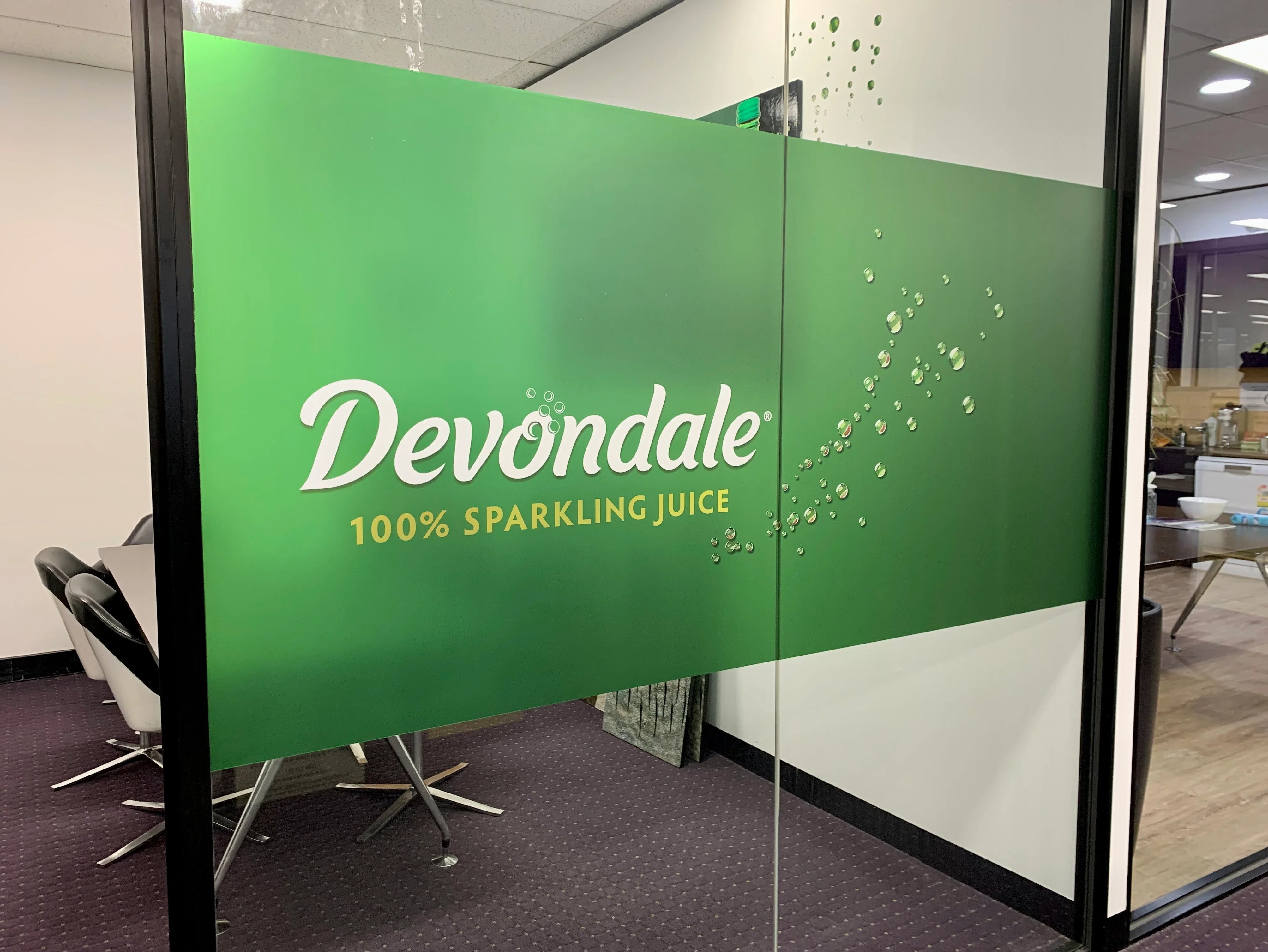 Office Signage - The Devondale Apple Juice Company