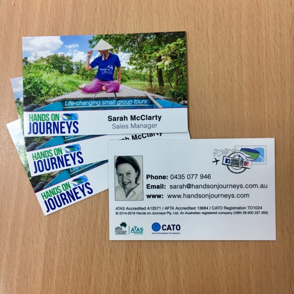 Custom Designed Business Cards