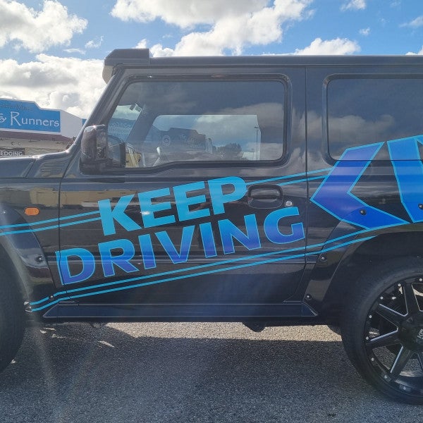 Keep Driving Car Graphics