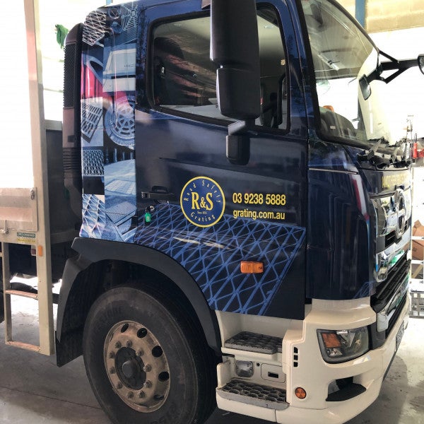 R&S Grating Truck Cab Wrap - Another Grate Delivery