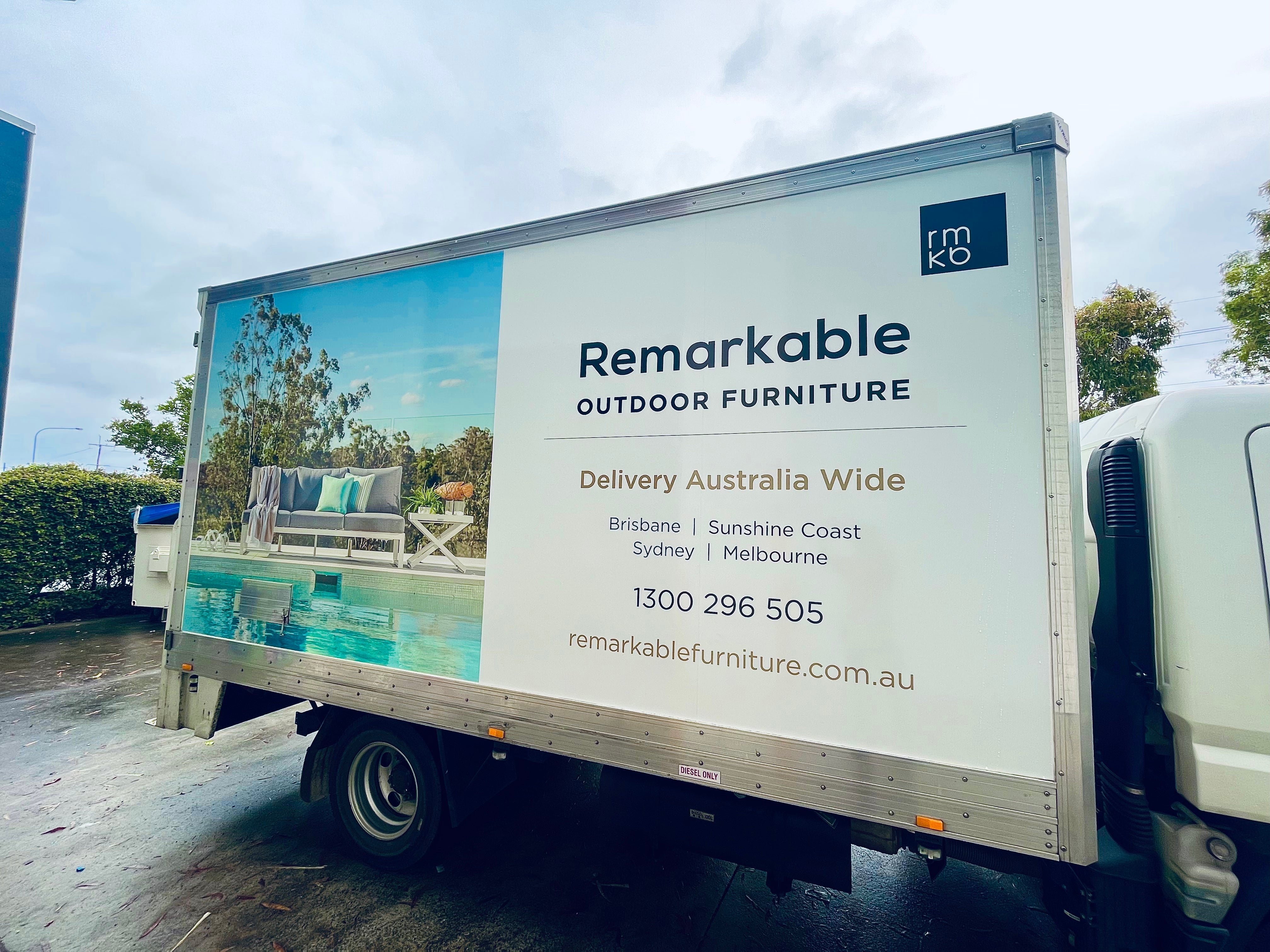 Truck graphics a great way to advertise your business!