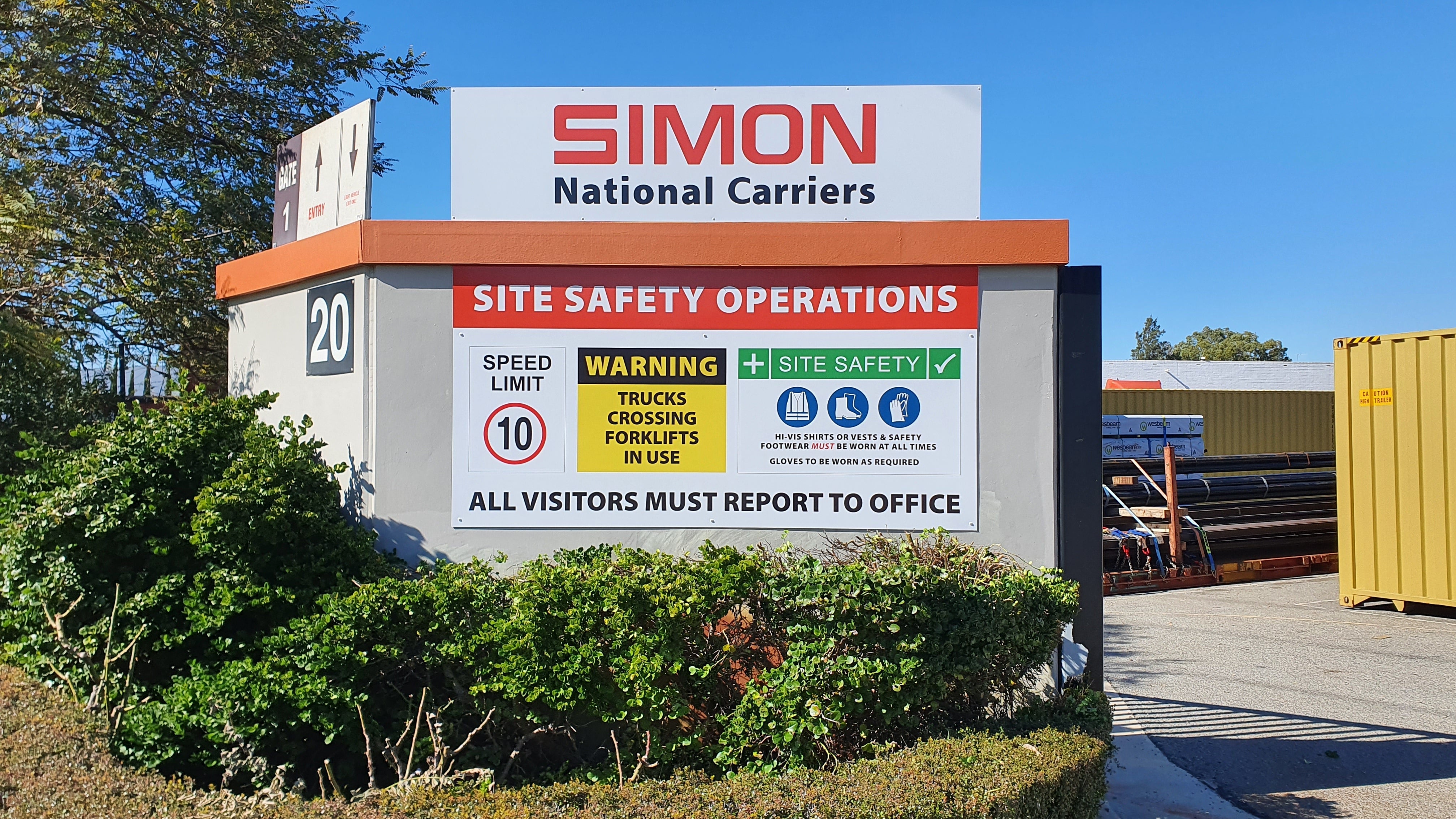 Perth Site Signage
