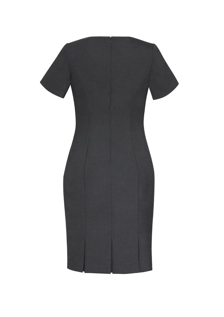 Comfort Wool Stretch Womens Short Sleeve Dress