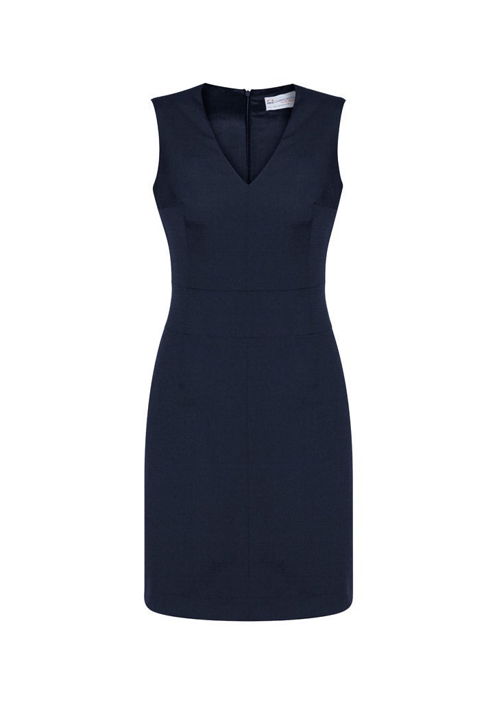Cool Stretch Womens Sleeveless V-Neck Dress