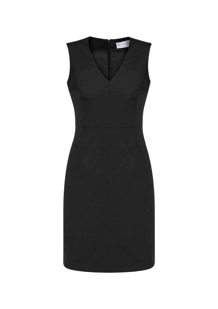 Cool Stretch Womens Sleeveless V-Neck Dress