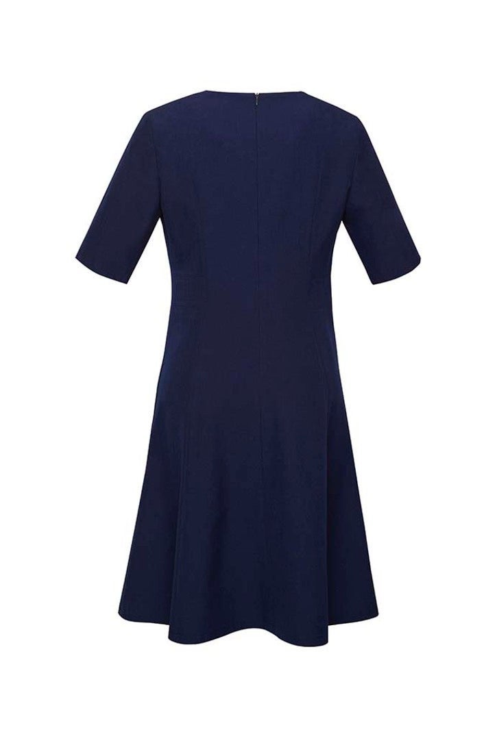 Siena Womens Extended Short Sleeve Mid Dress