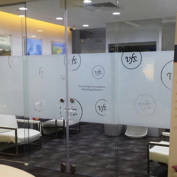 Frosted Sticker VFS
