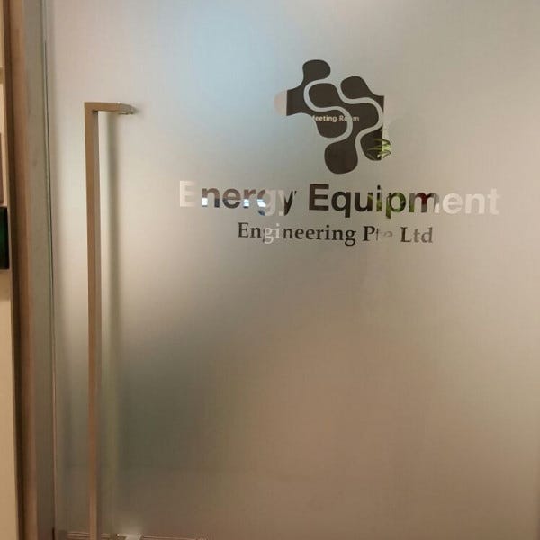 Frosted Sticker Energy Equipment