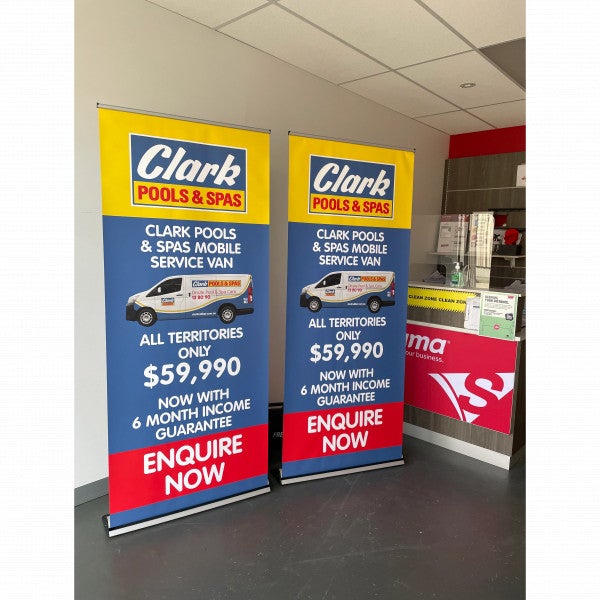 Pull - up Banners - Clark Rubber.