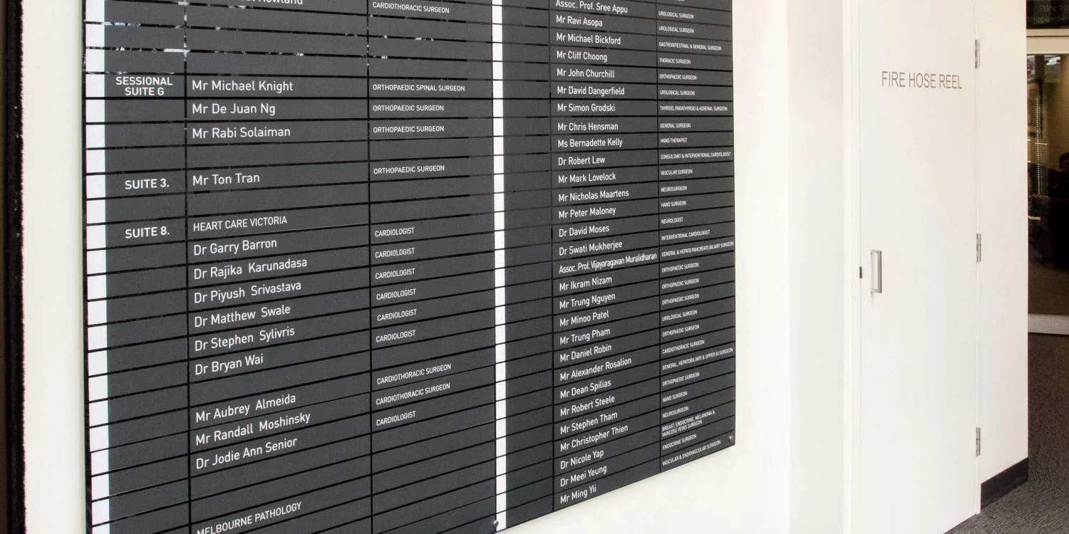 Directory Boards