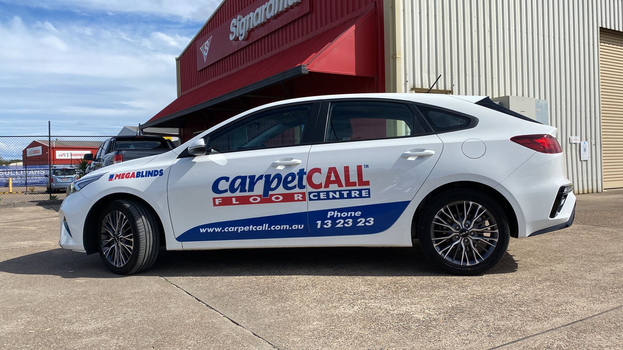 Clean and striking vehicle branding