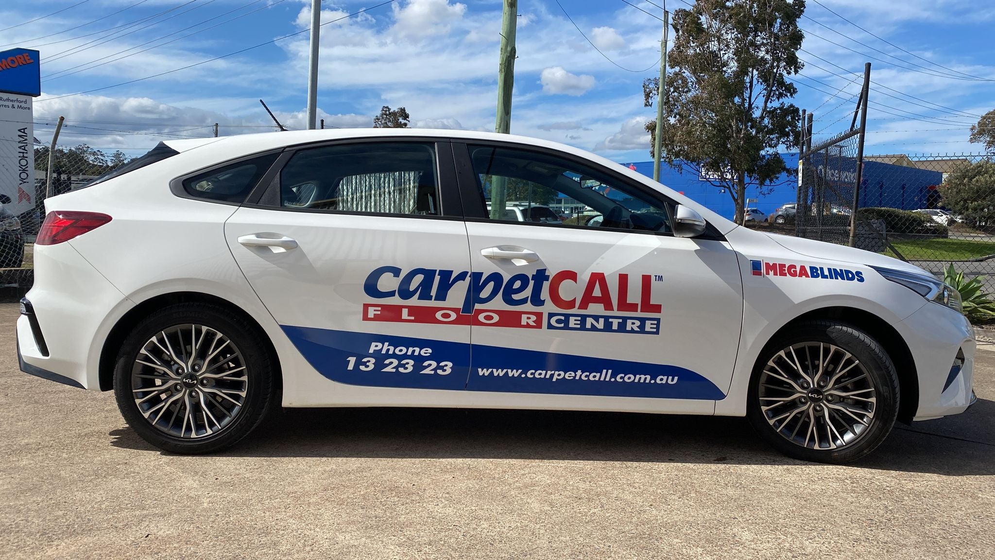 Clean and striking vehicle branding