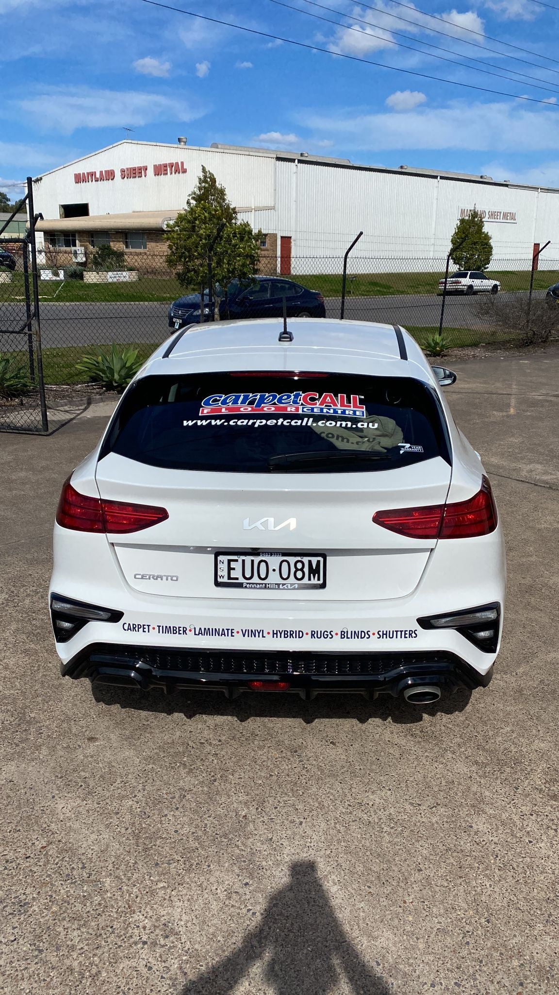 Clean and striking vehicle branding