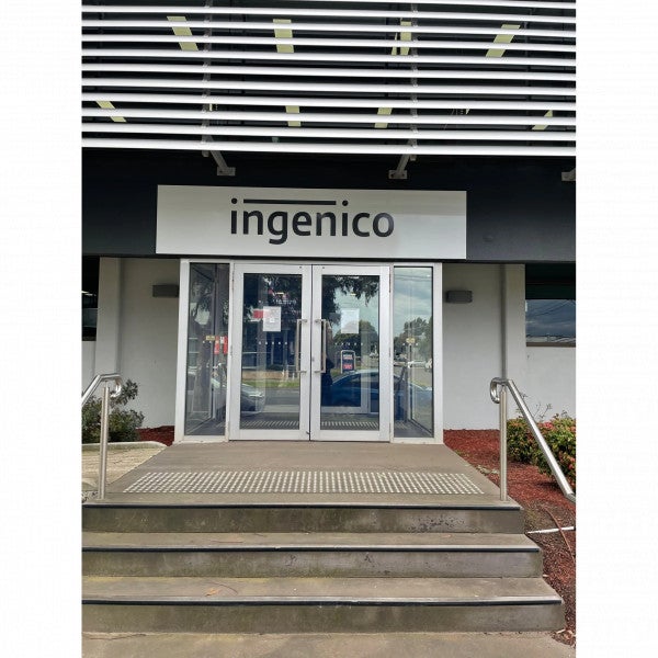 Building Signage - Ingenico - Preston.