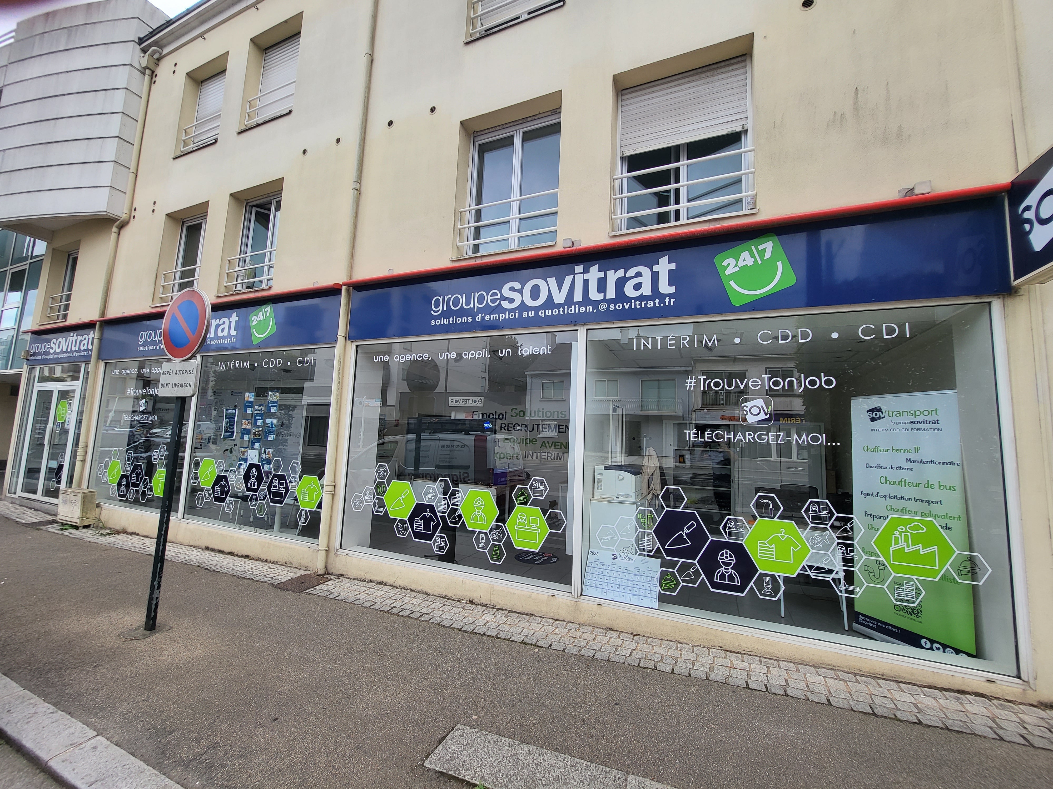 Enseigne et vitrophanie par Signarama Nantes