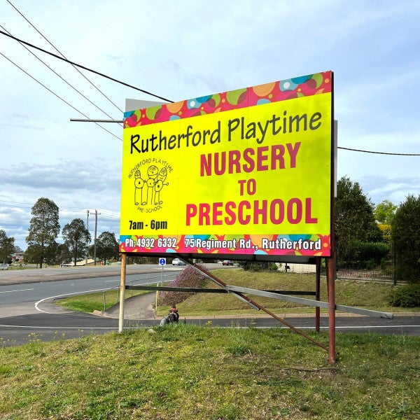 Hi Vis Billboard for extra impact!