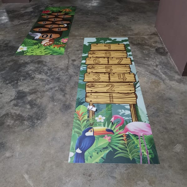 Floor sticker graphics