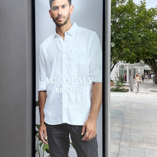 Fresh new lightbox face for Academy Brand Noosa