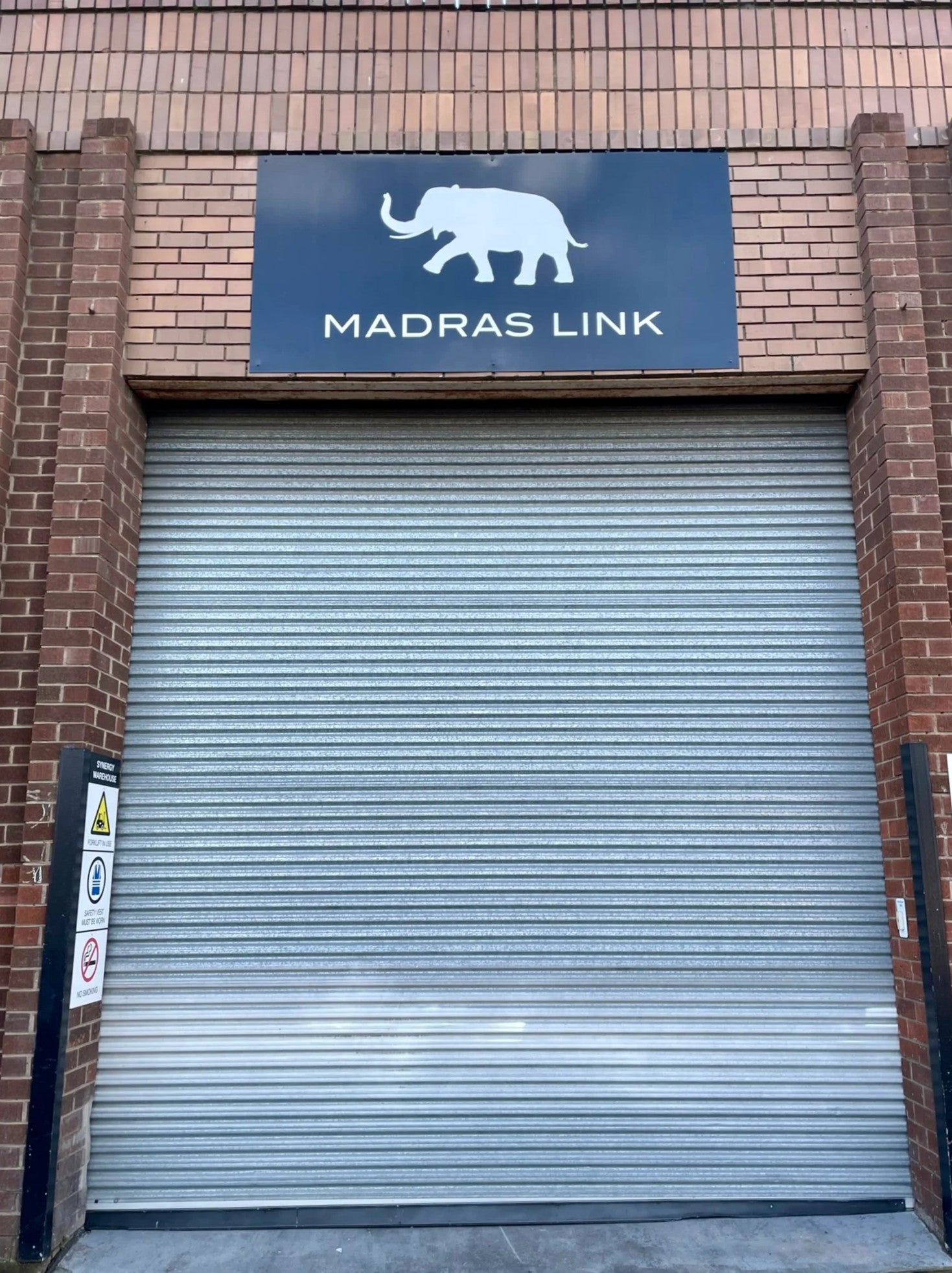 Building Frontage Sign - Madras Link - Preston.