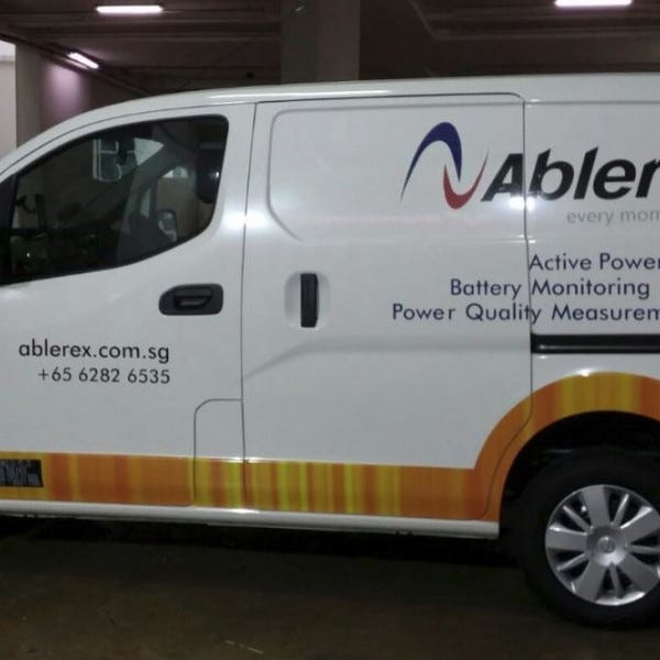 Van Vinyl Stickers and Letterings