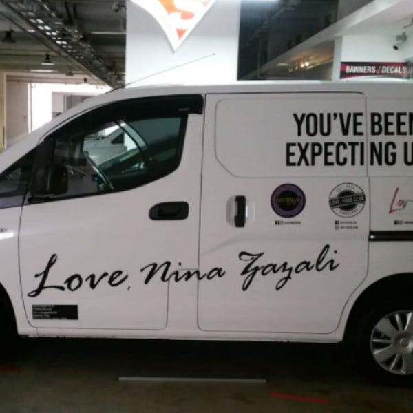 Van Vinyl Stickers and Letterings