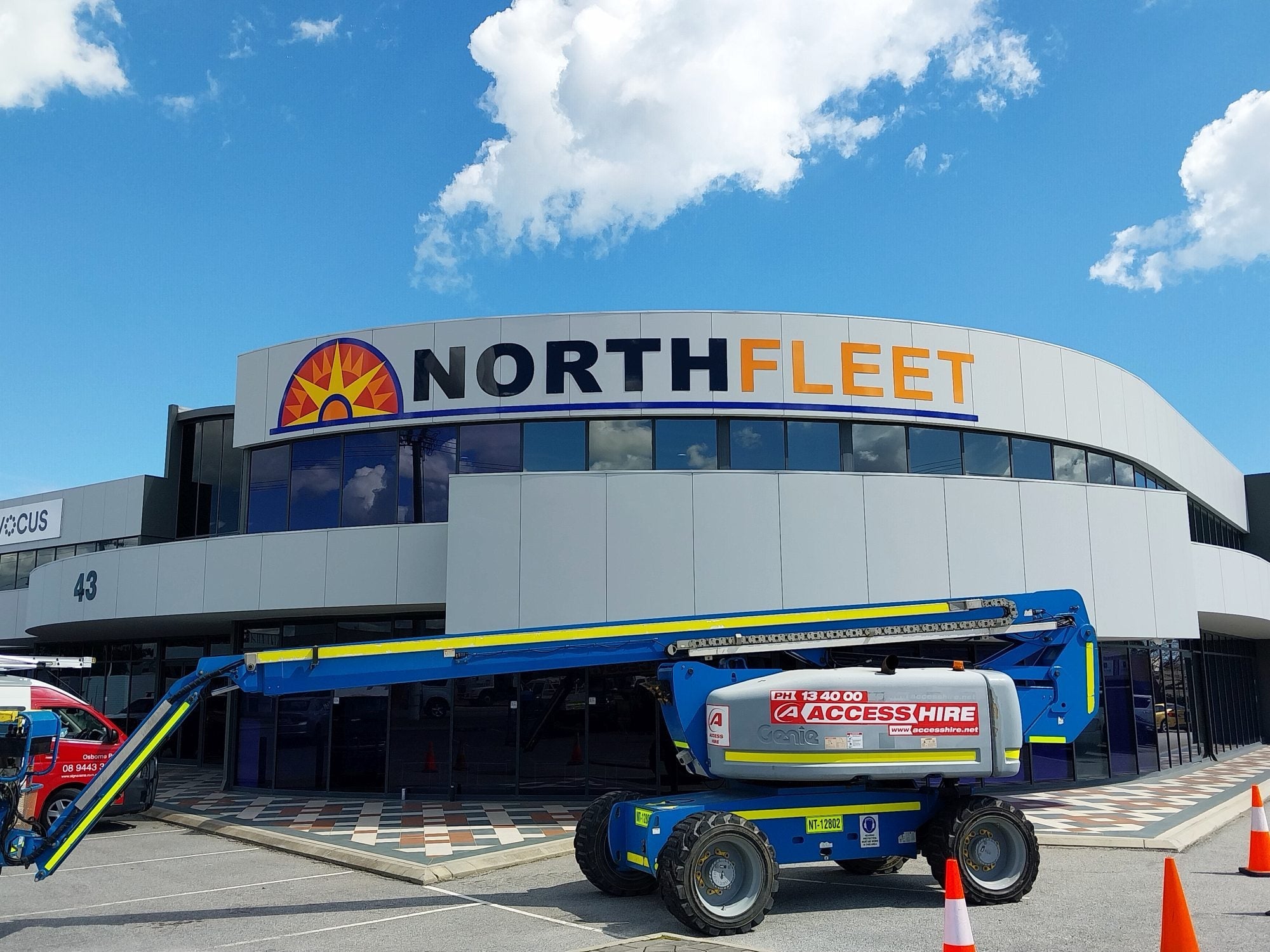 Northfleet Hire Building Signage