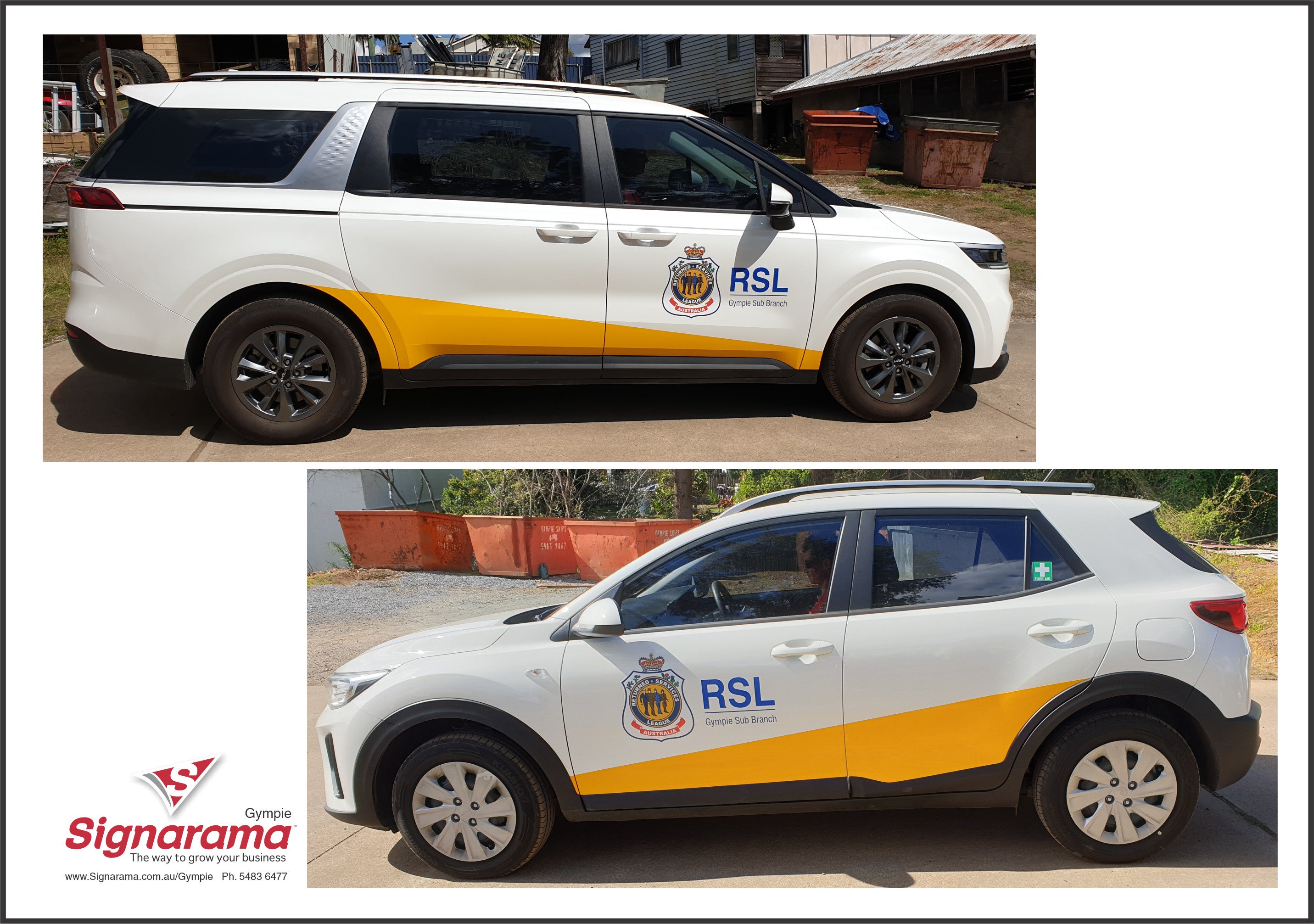 Gympie RSLA Vehicle Wrap