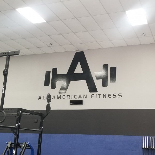 All American Fitness Wall Graphic