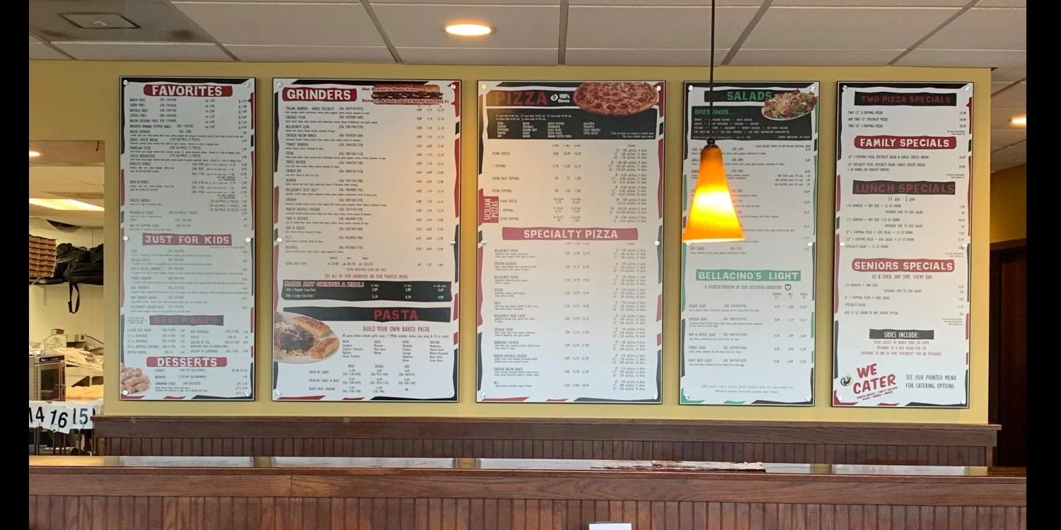 Menu Board Signs