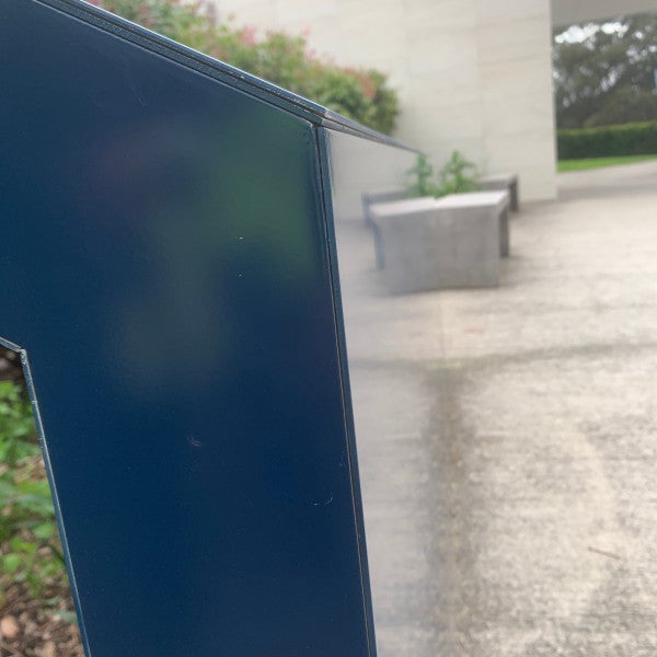 Custom Fabricated directional sign with direct to substrate print.4