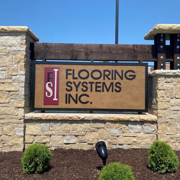 Flooring Systems, Inc. Monument Sign
