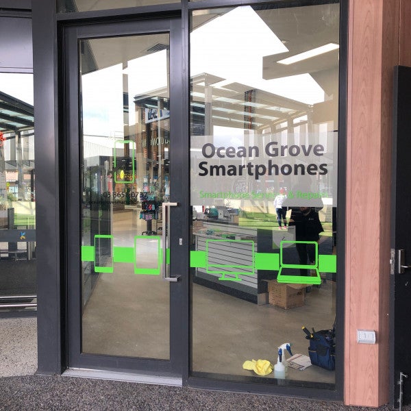 Outdoor Window Signage