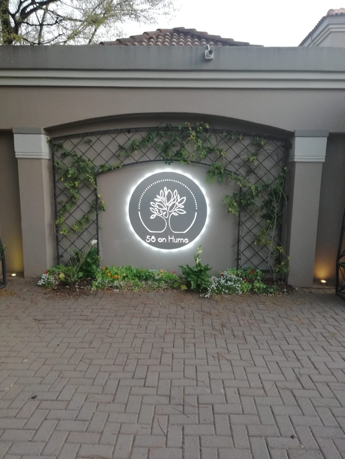 Illuminated Signage work done by Signarama Sandton for 58 On Hume.