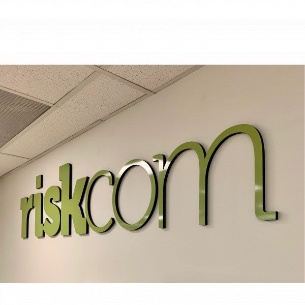 Relocate Reception Signage - Riskcom Group.